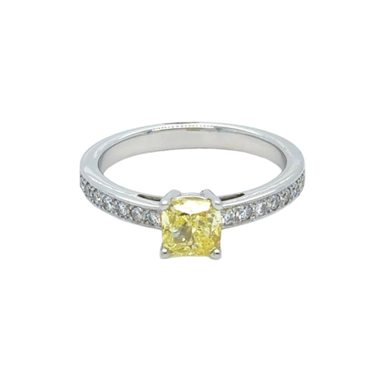 Fancy Yellow Diamond Ring