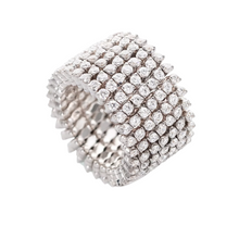  WHITE GOLD & DIAMONDS RING - BRACELET