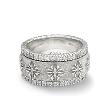  WHITE GOLD SPIN RING