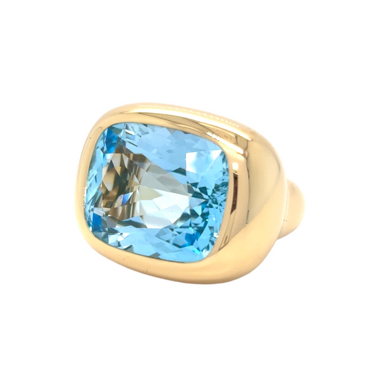 Sky Blue Topaz Ring