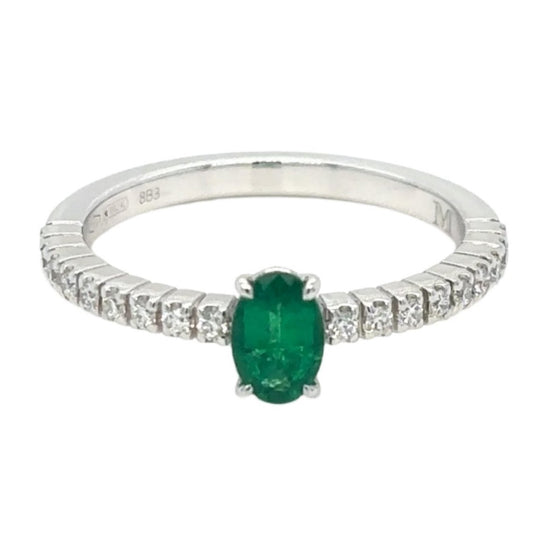 Emerald & Diamonds Ring