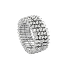  WHITE GOLD & DIAMONDS RING - BRACELET