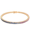 Rainbow Rigid Tennis Bracelet