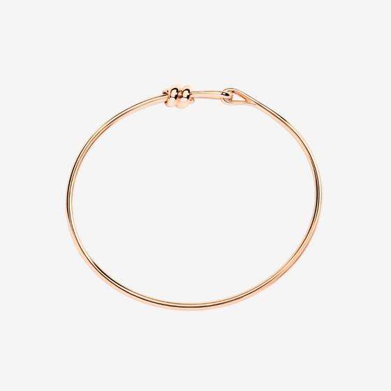 Bracelet Bangle Nodo Or Rose