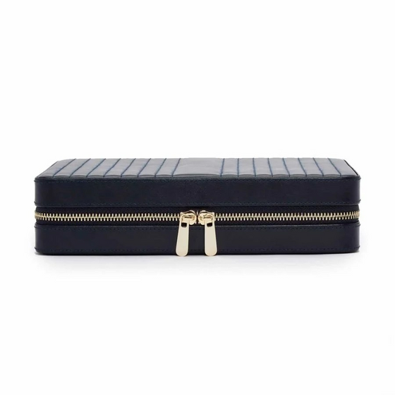 Maria Large Zip Case - Navy