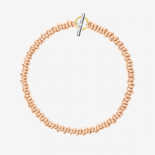  Rose Gold Rondelle Bracelet