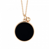 Disc Ever Onyx Necklace