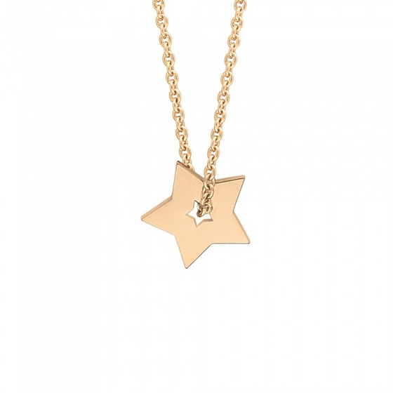 Open Star Mini Necklace