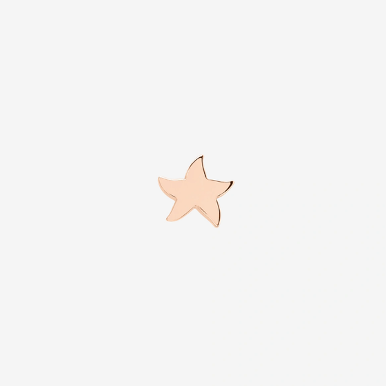 Rose Gold Mini Star Earring