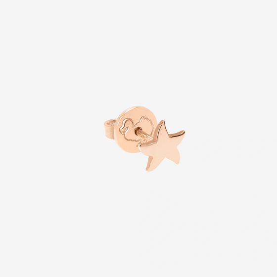 Rose Gold Mini Star Earring