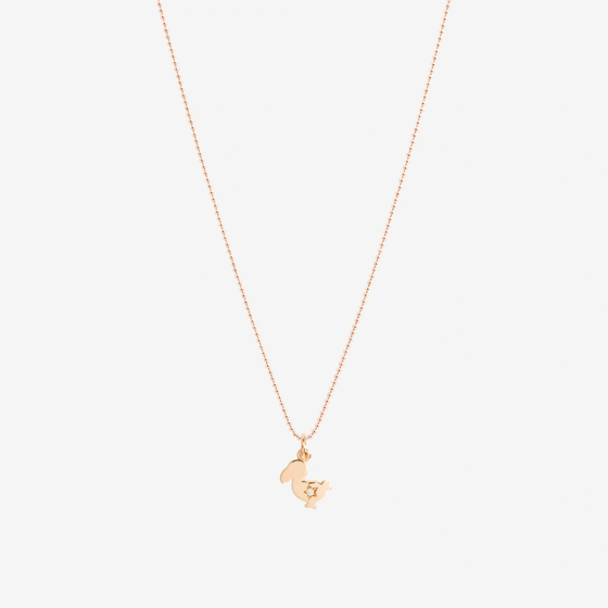 Rose Gold & Diamond Dodo Junior Charm