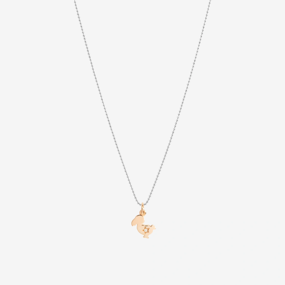 Rose Gold & Diamond Dodo Junior Charm