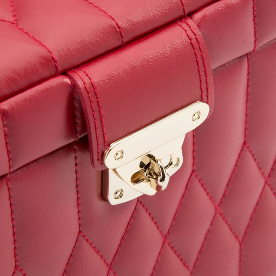 Caroline Medium Jewelry Case ‐ Red