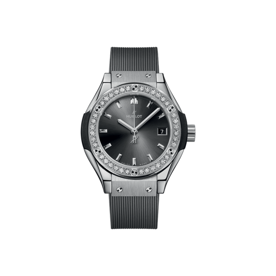 Classic Fusion Racing Grey Titanium Diamonds