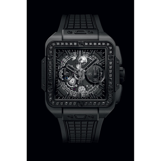 Square Bang Unico All Black Diamonds