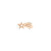 Rose Gold & Diamond Shooting Star Earring