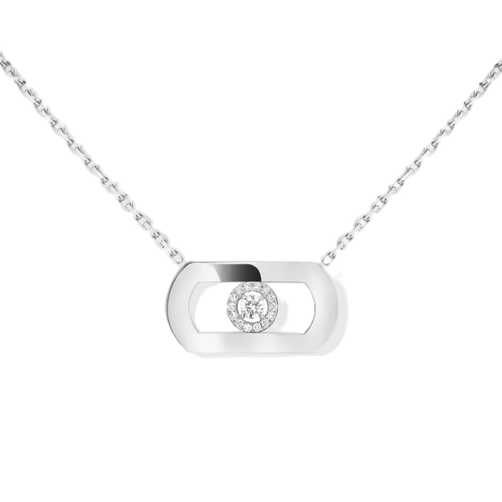 White Gold Diamond Necklace So Move