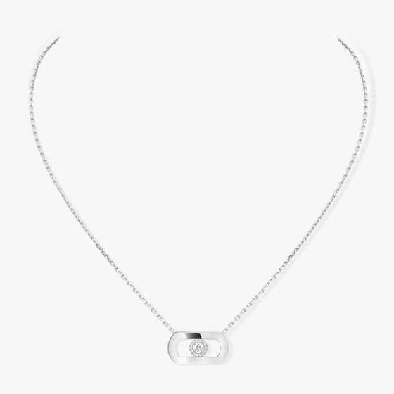 White Gold Diamond Necklace So Move