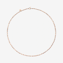  Silver & Rose Gold Mini Granelli Necklace