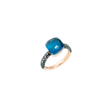  Ring Nudo Deep Blue