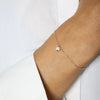 Le Lien Pink Gold White Pearl Charm