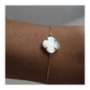 Bracelet Victoria Nacre Blanche Or Jaune