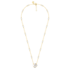 Collier Victoria Perles Et Nacre Blanche Or Jaune