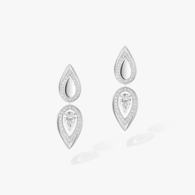  Fiery 0,25ct Boucles d'oreilles Diamant Or Blanc