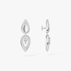 Fiery 0,25ct Boucles d'oreilles Diamant Or Blanc