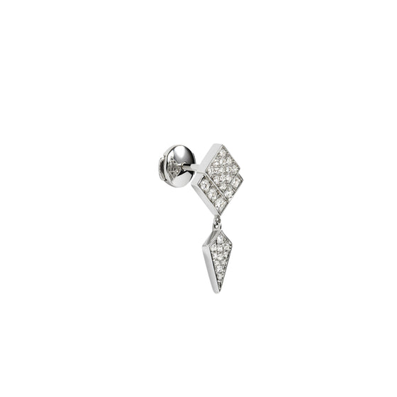 Earring Stairway Diamonds & Silver