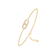  Yellow Gold Diamond Bracelet Messika CARE(S) Pavé Children's Bracelet