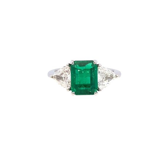 Emerald & Diamonds Ring