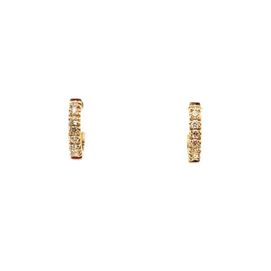 Yellow Gold & Diamonds Earrings