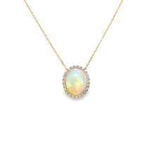  Opal & Diamonds Necklace