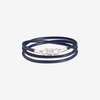 Bracelet Nodo Argent & Cordon En Cuir