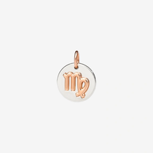  Silver & Rose Gold Virgo Charm