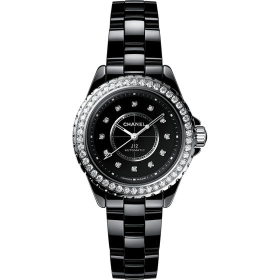 Montre J12 Lunette De Diamants Calibre 12.2, 33 mm