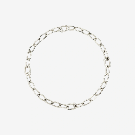 Silver Openable Link Bracelet