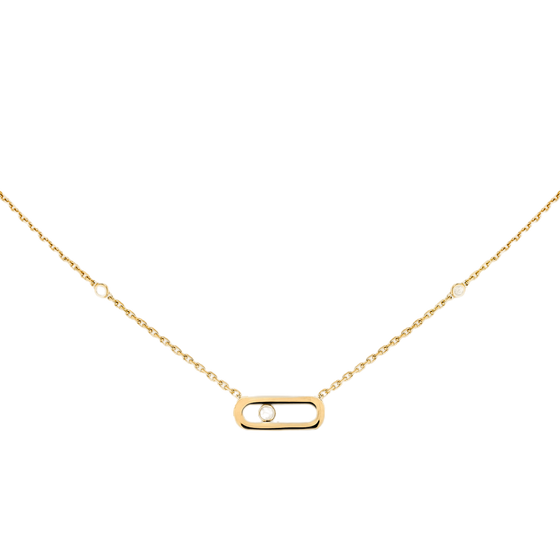 Gold Move Uno Yellow Gold Diamond Necklace