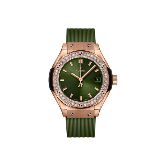 Classic Fusion King Gold Green Diamonds