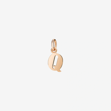  Rose Gold Letter Q Charm