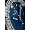 Classic Fusion Titanium Blue Diamonds