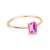 Bague Mini Cocktail Topaze Rose