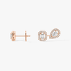 Boucles d'oreilles Diamant Or Rose My Twin 1+2 0,10ct