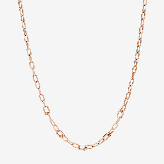 Gold Plated Silver Openable Link Necklace