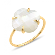  Bague Victoria Nacre Blanche Or Jaune