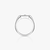 Move Titanium Natural Signet Ring Natural Titanium Diamond Ring