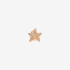 Rose Gold & Diamond Star Stud Earring