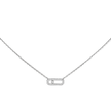  Move Uno Pavé White Gold Diamond Necklace