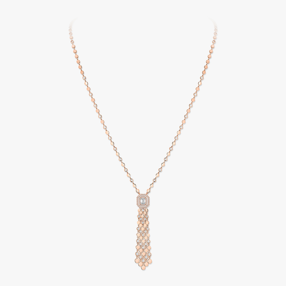 Pompon D-Vibes Collier Diamant Or Rose